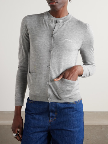 Gucci Cashmere and silk-blend cardigan
