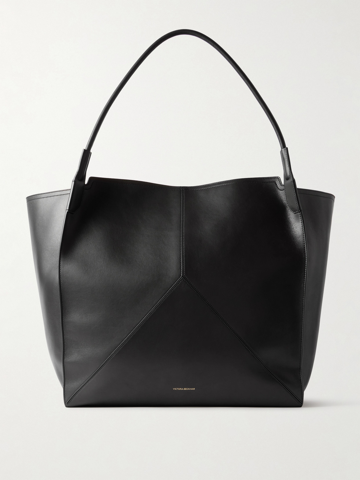 Victoria Beckham - Xl Victoria Paneled Leather Tote - Black