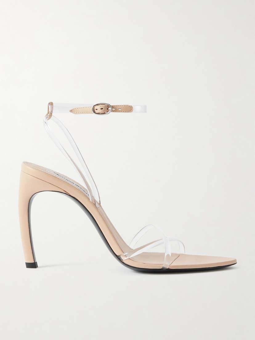 Victoria Beckham Leather-trimmed Pvc Sandals
