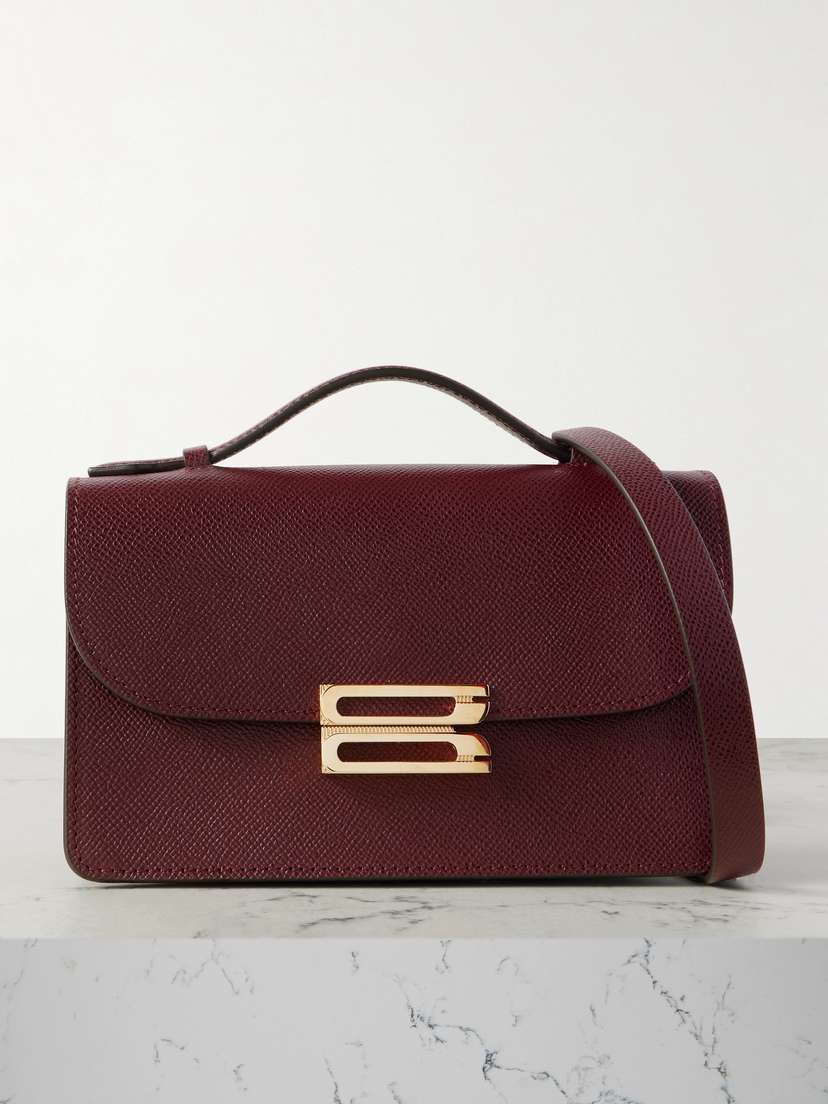 Victoria Beckham Dorian Mini Textured-leather Shoulder Bag