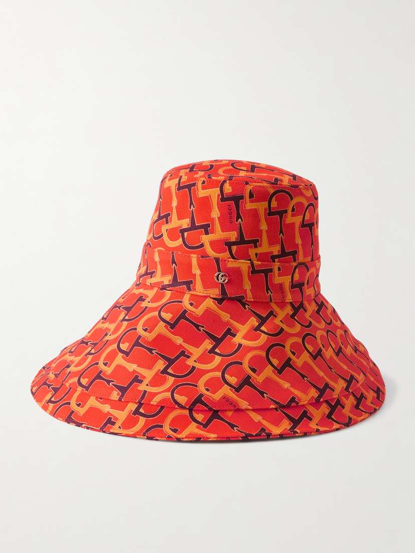 Gucci Printed Cotton-canvas Hat