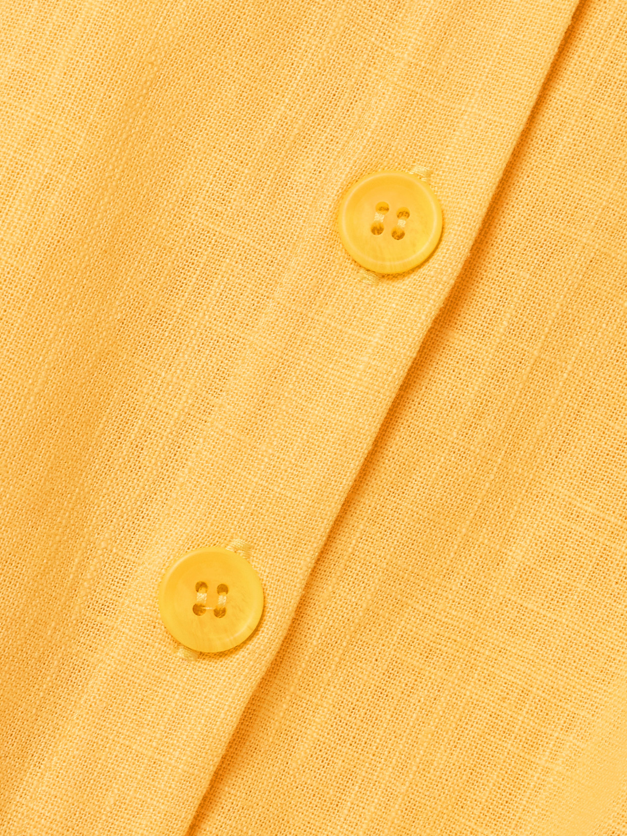 Tolu Coker Scalloped Ramie Midi Dress