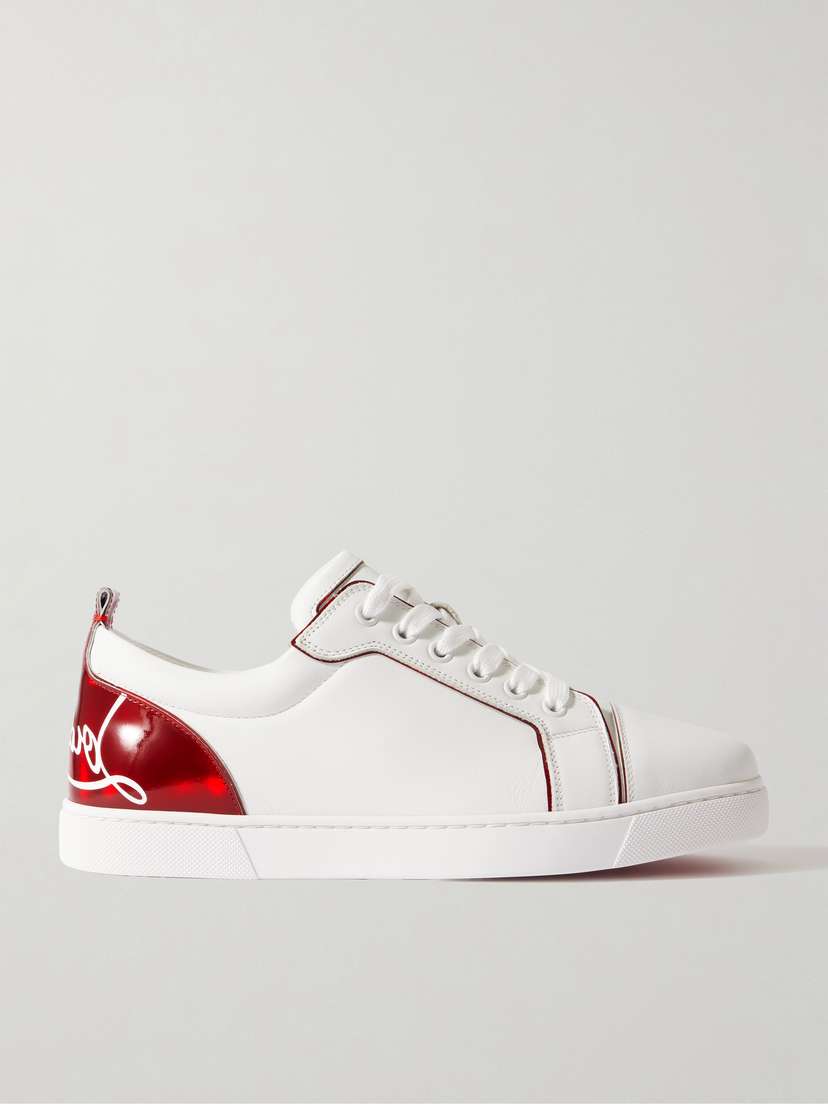 Christian Louboutin Fun Vieira Printed Leather Sneakers