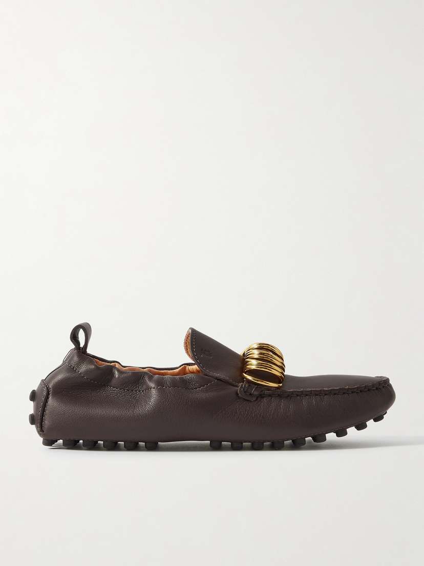 Tod's Gommino 22l Embellished Leather Loafers