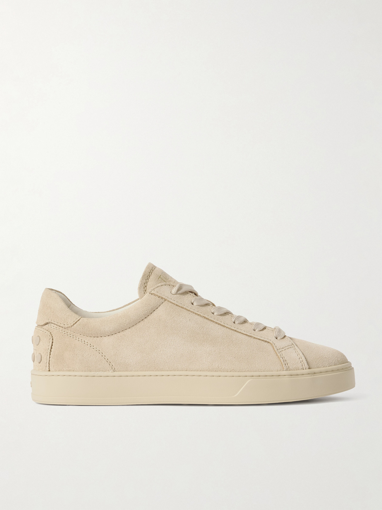 Tod's Cassetta Suede Sneakers In Brown