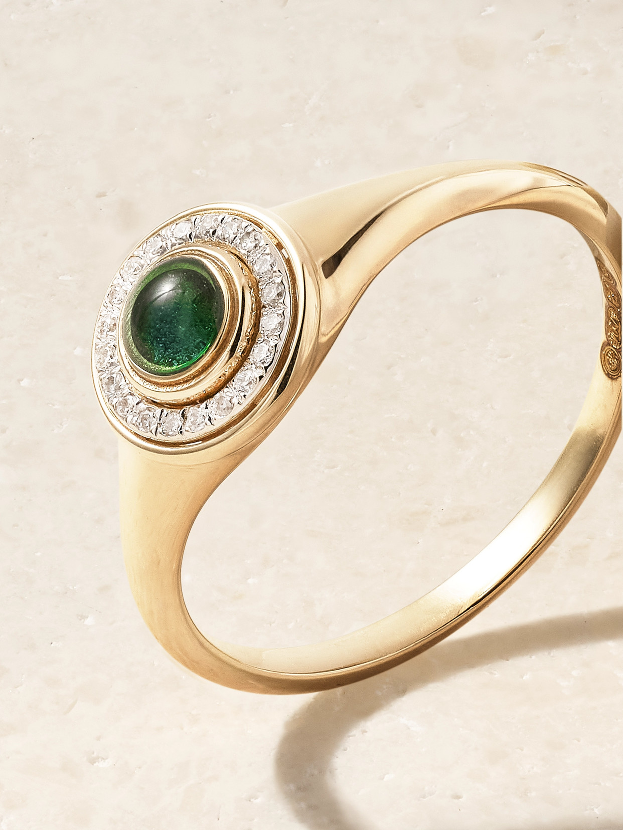 L'atelier Nawbar Mini Mimette 18-karat Gold, Topaz And Diamond Pinky Ring