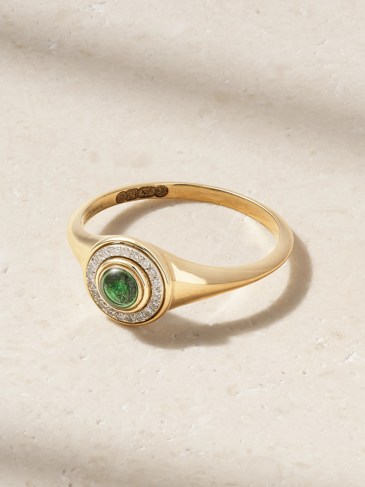 L'atelier Nawbar Mini Mimette 18-karat Gold, Topaz And Diamond Pinky Ring