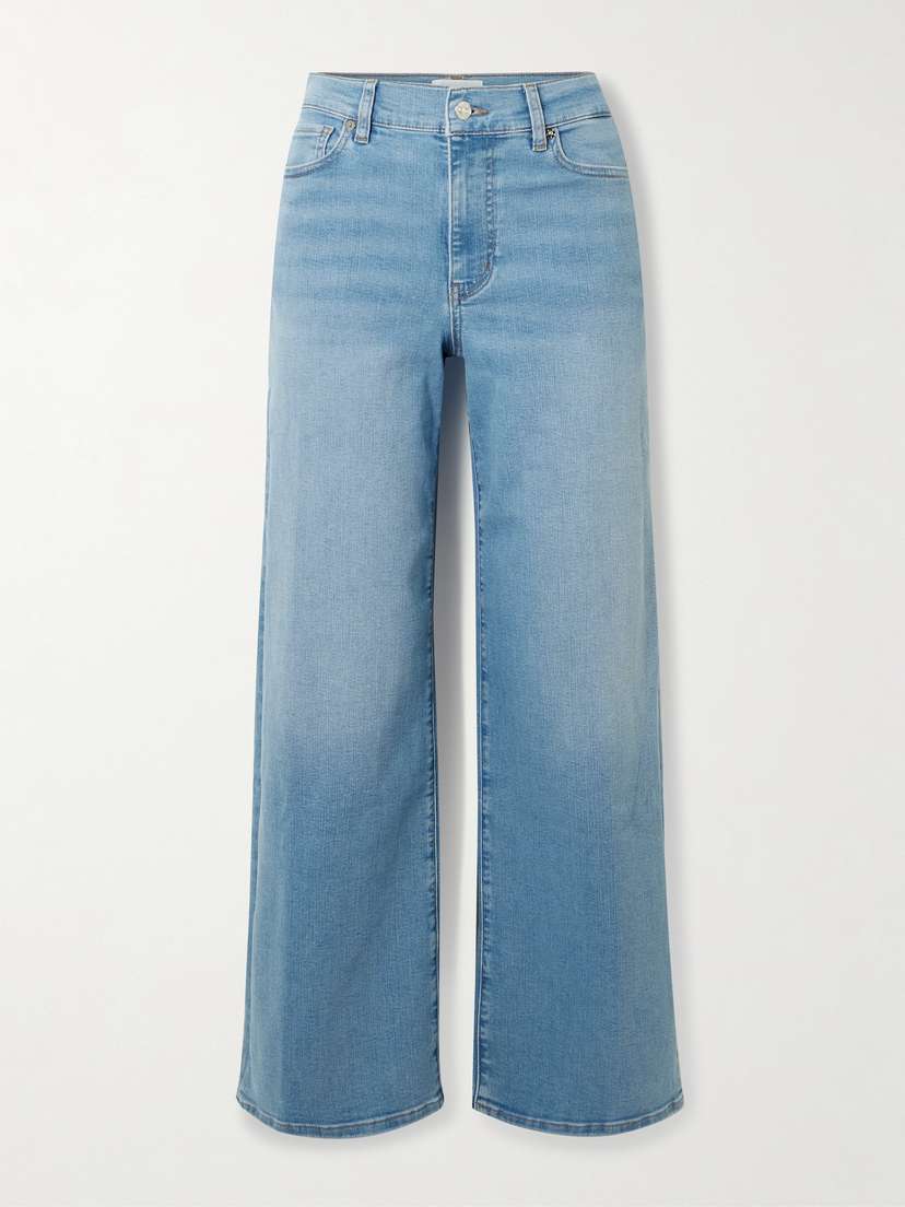 Frame Le Slim Palazzo Mid-rise Straight-leg Jeans