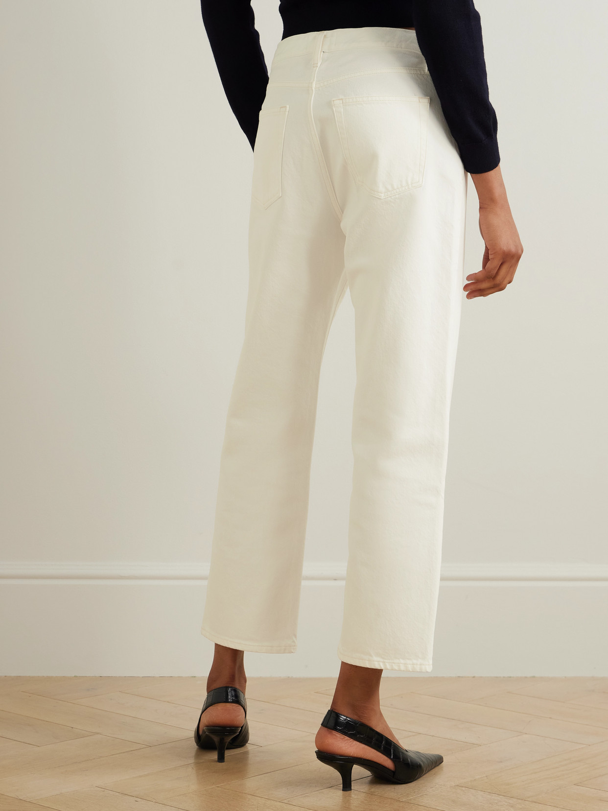 FRAME THE HANG MID-RISE STRAIGHT-LEG JEANS 
