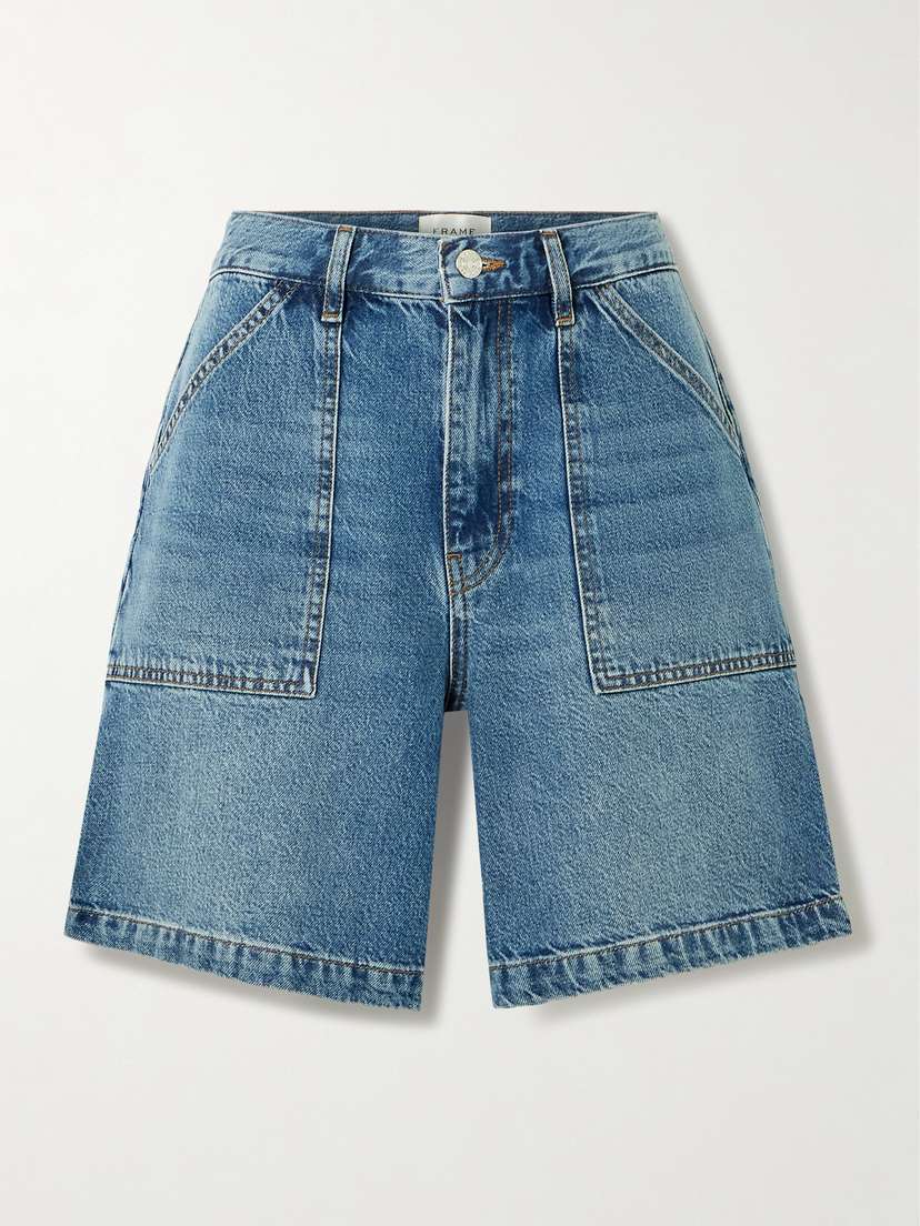 Frame The Utility Organic Denim Shorts