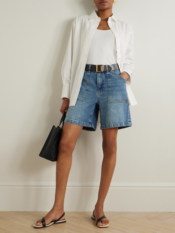 FRAME The Utility organic denim shorts