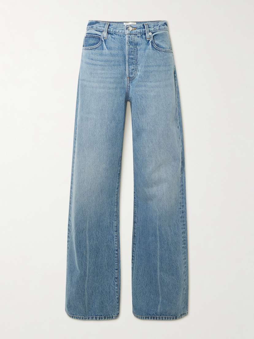 Frame The Loose Low-rise Wide-leg Jeans