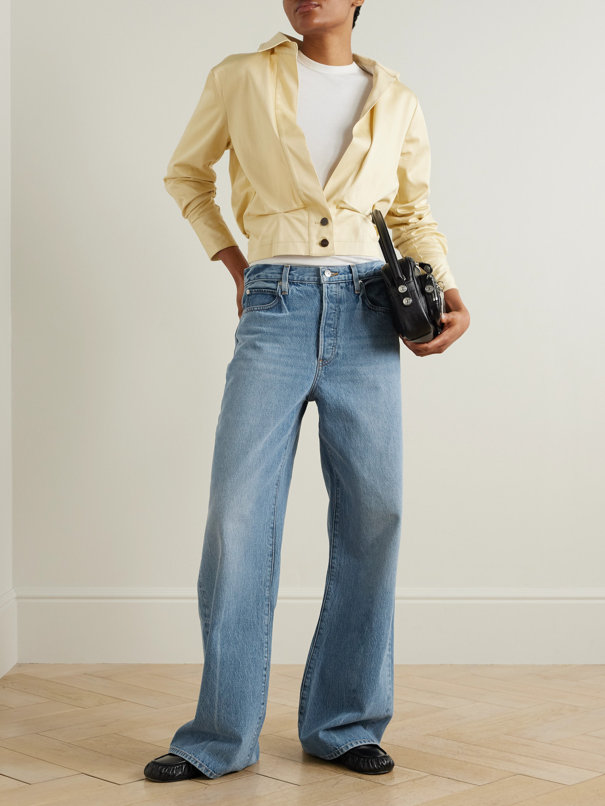 Frame The Loose Low-rise Wide-leg Jeans