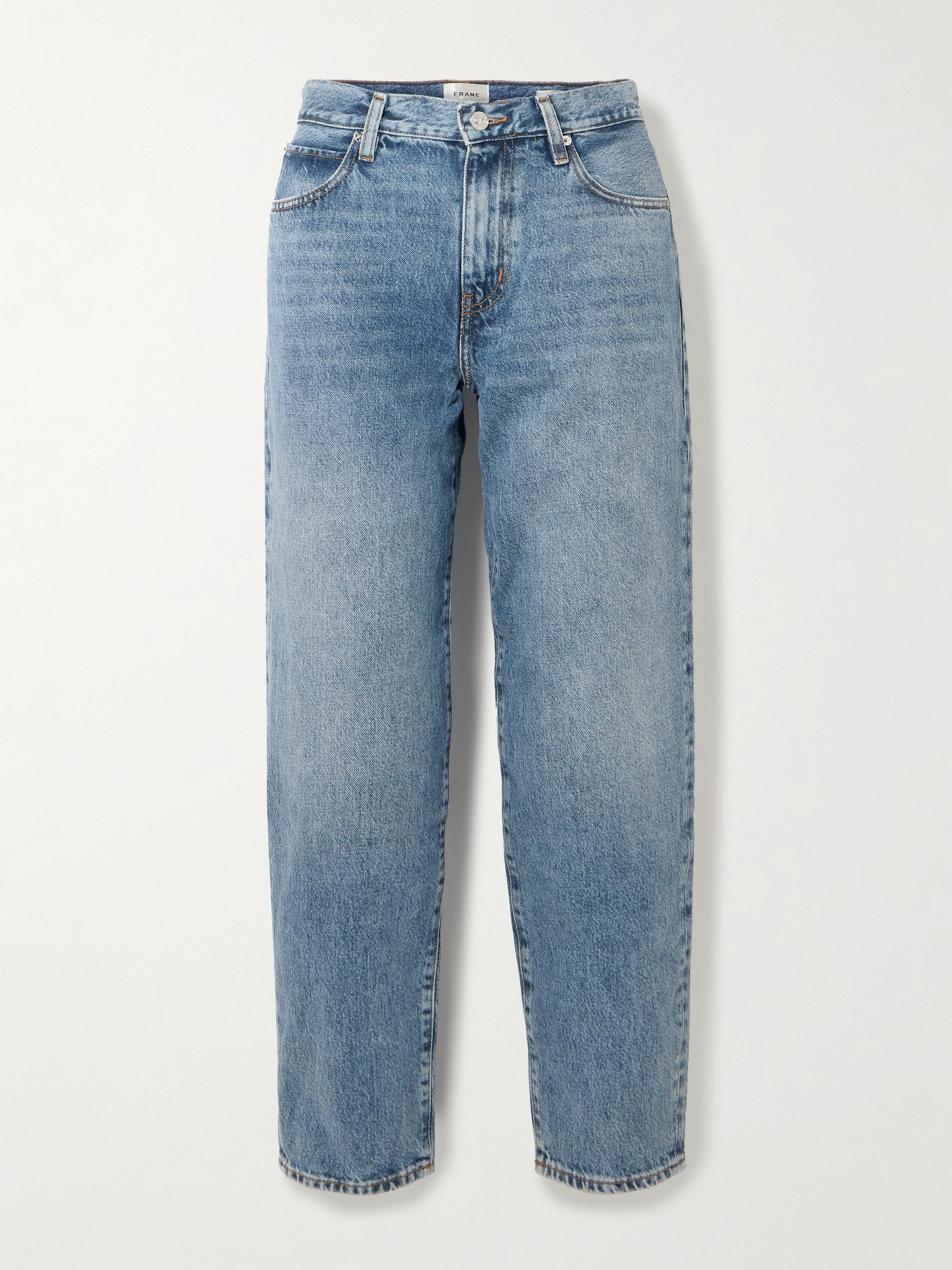 FRAME The Candle cropped mid-rise straight-leg jeans