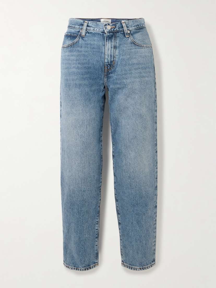 Frame The Candle Cropped Mid-rise Straight-leg Jeans