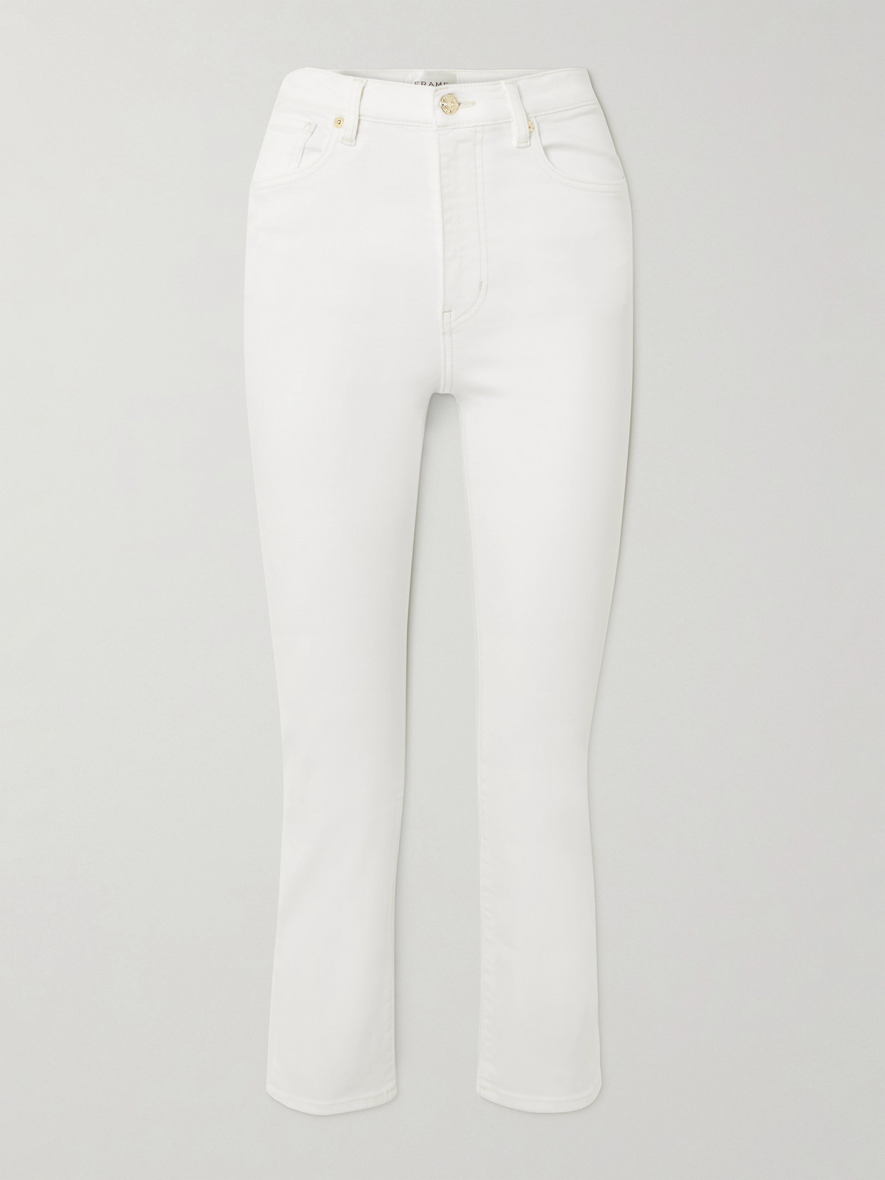 Frame The Pencil Cropped High-rise Slim-leg Jeans