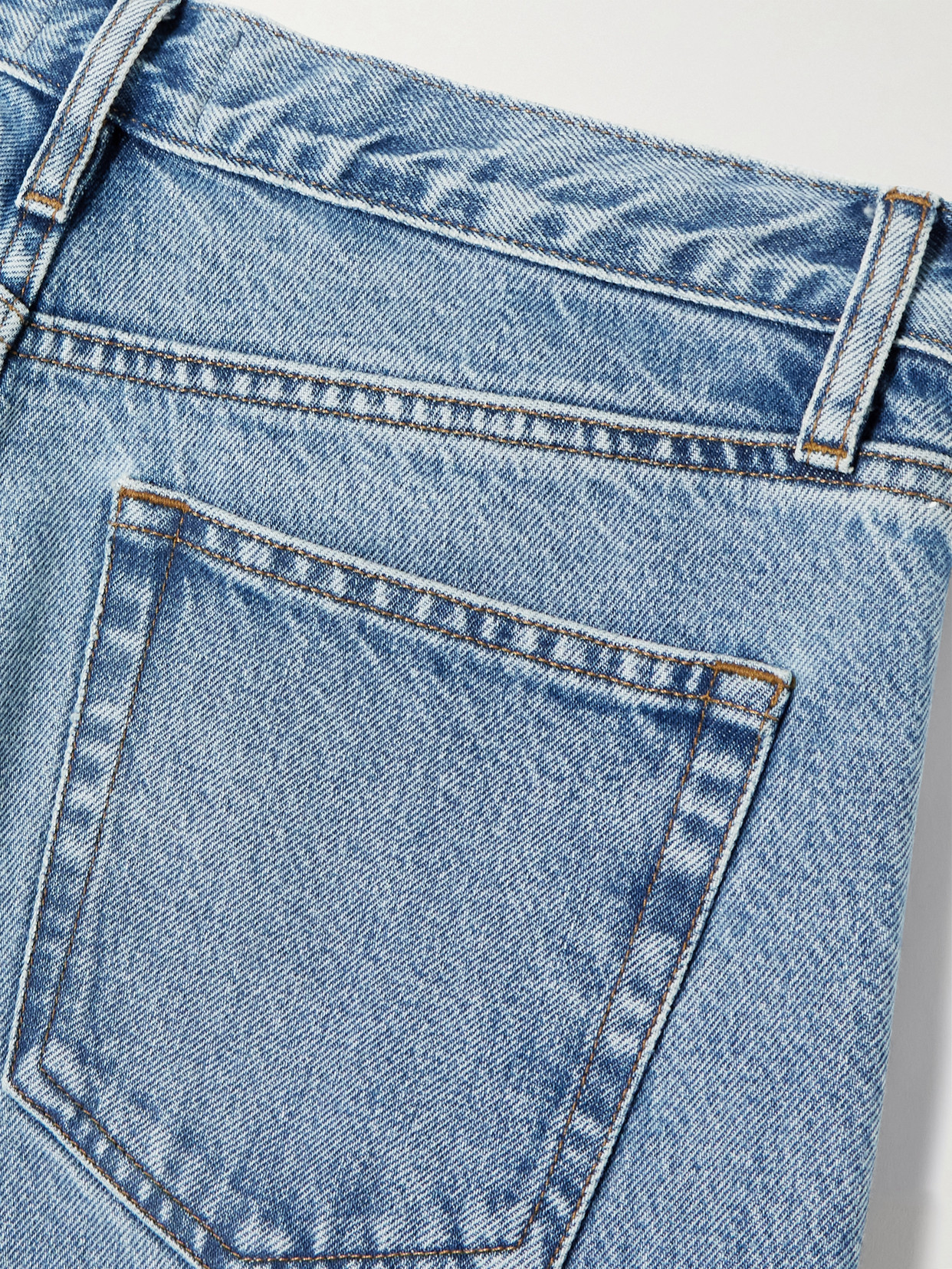 FRAME THE HANG HIGH-RISE STRAIGHT-LEG JEANS 