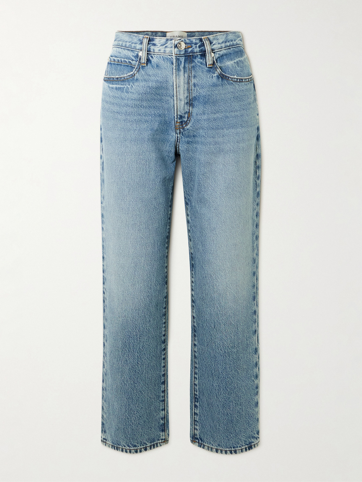 Frame The Hang High-rise Straight-leg Jeans