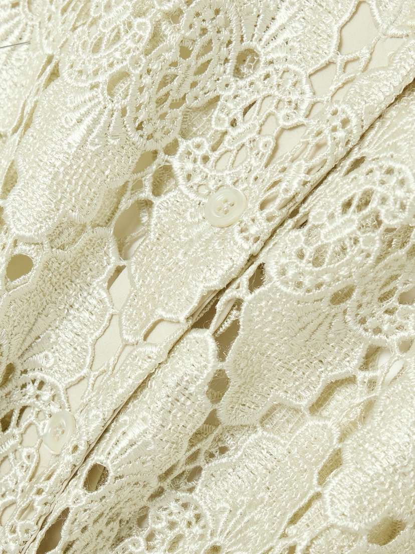 Scalloped Lace Shirt | Image | 3