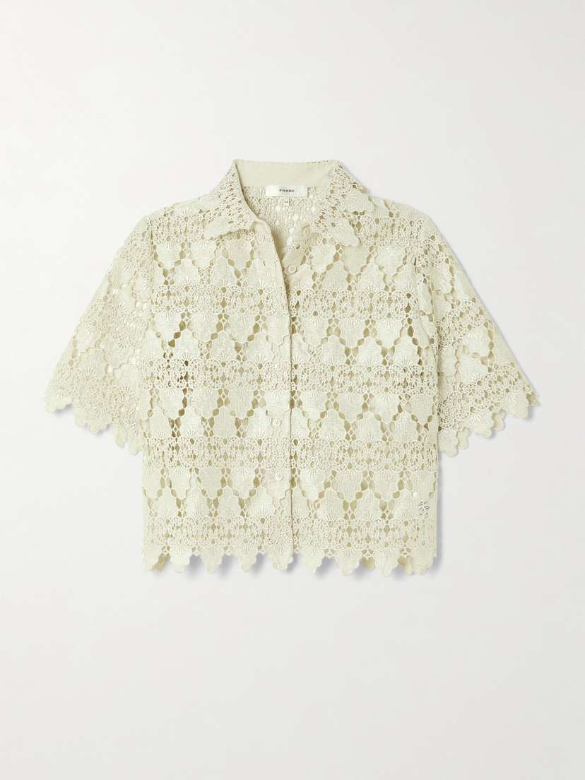 Scalloped Lace Shirt | Image | 0