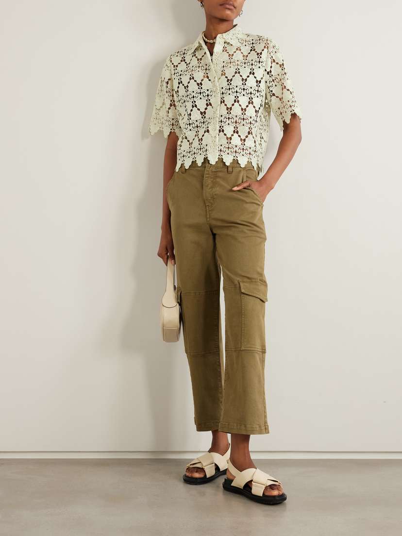 Scalloped Lace Shirt | Image | 1