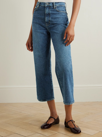 FRAME The Wide high-rise wide-leg jeans