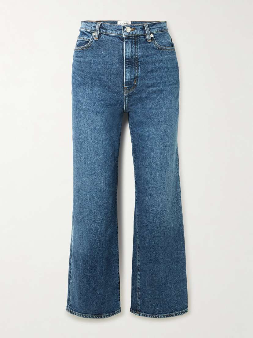 Frame The Wide High-rise Wide-leg Jeans