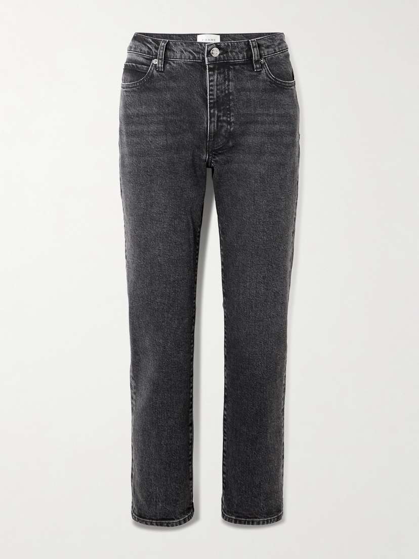 Frame The Borrowed Mid-rise Straight-leg Jeans