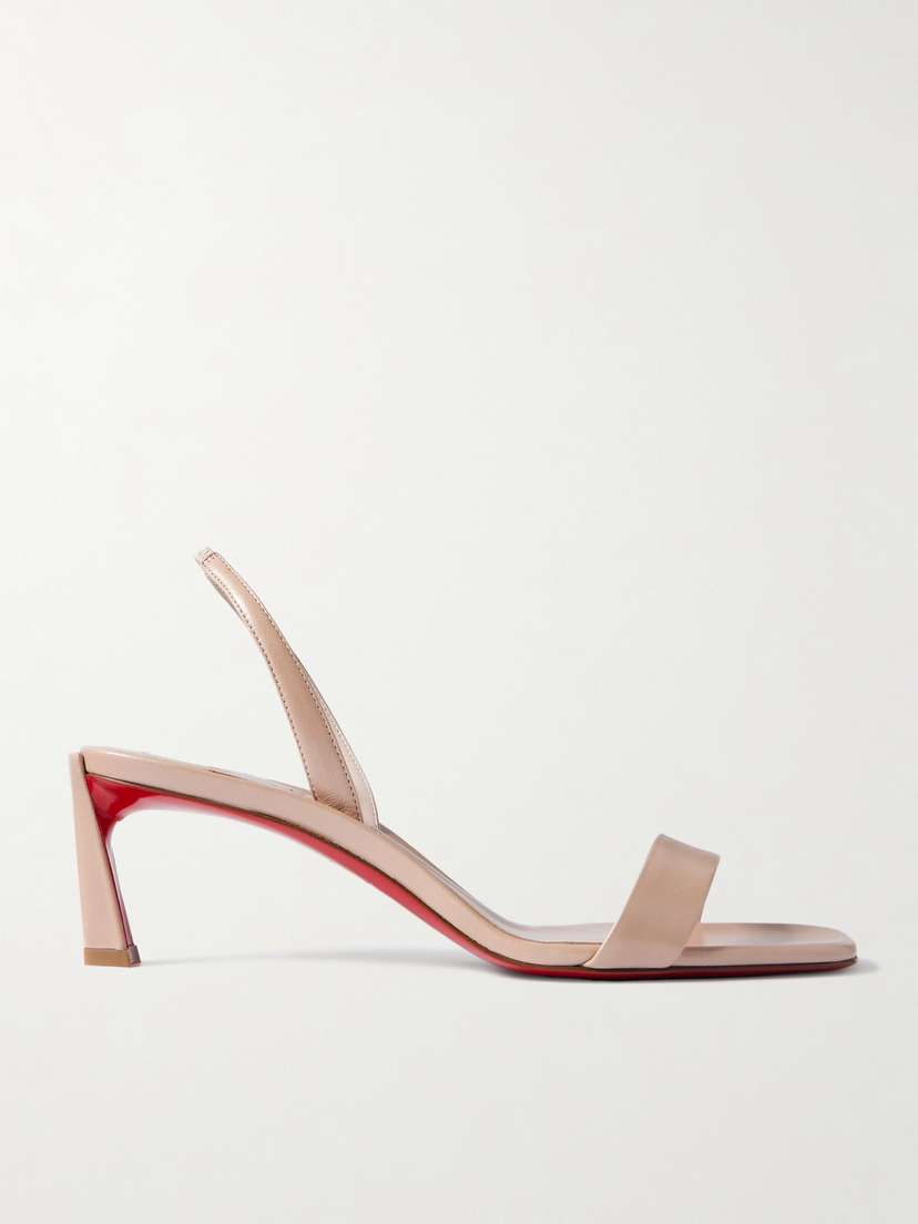Christian Louboutin O Condora 55 Leather Slingback Sandals