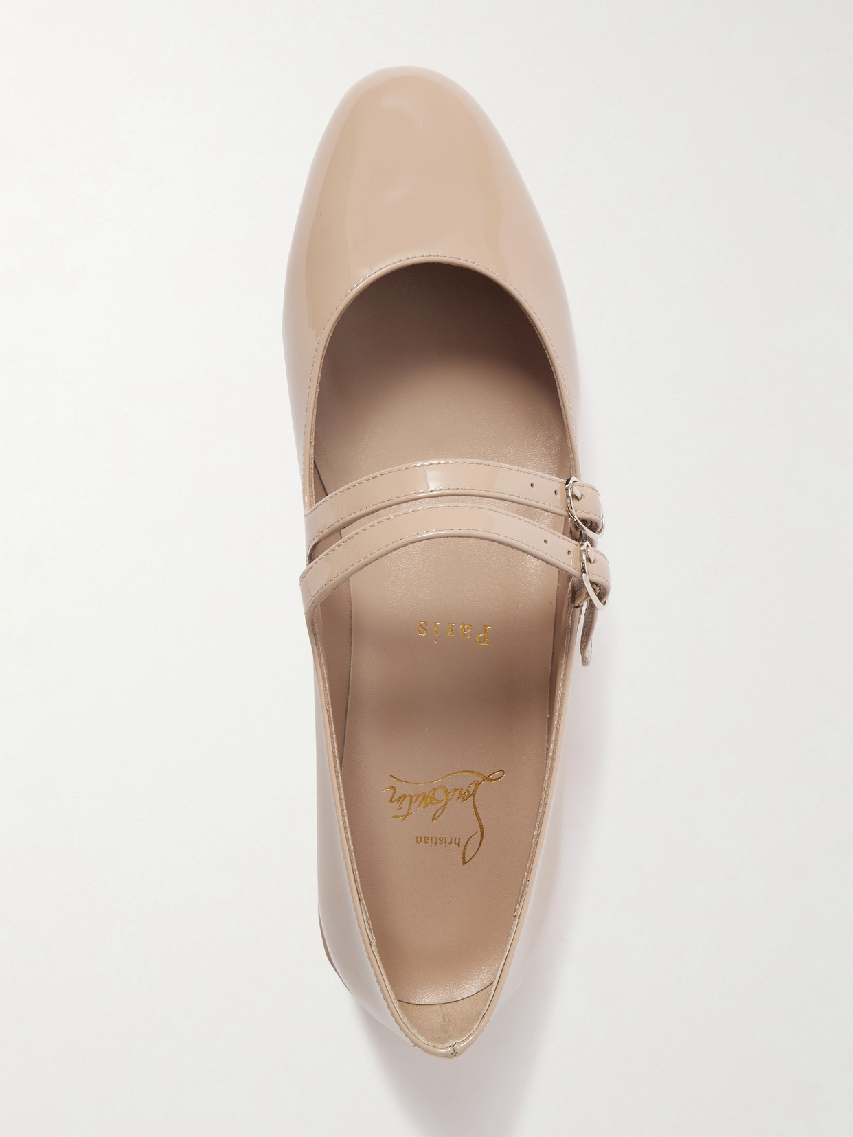 Christian Louboutin Sweet Jane Patent-leather Flats
