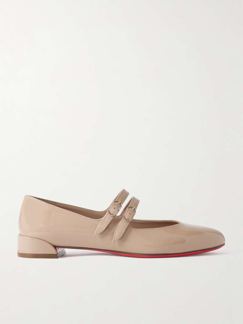 Christian Louboutin Sweet Jane Patent-leather Flats