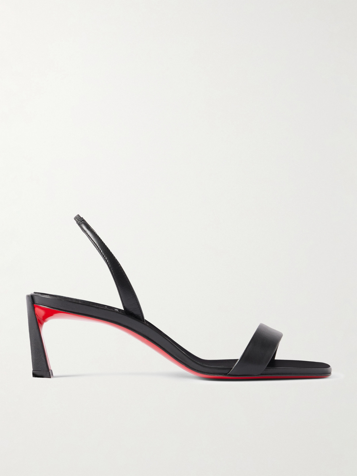 Christian Louboutin Condora Leather Red Sole Slingback Sandals