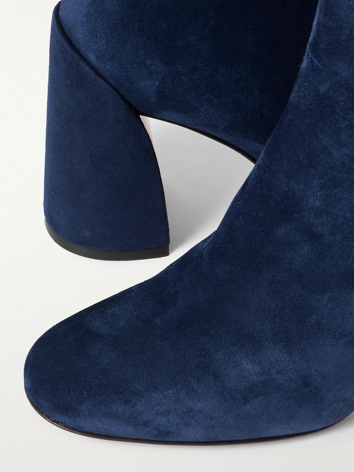 Christian Louboutin Turela 85 Suede Ankle Boots