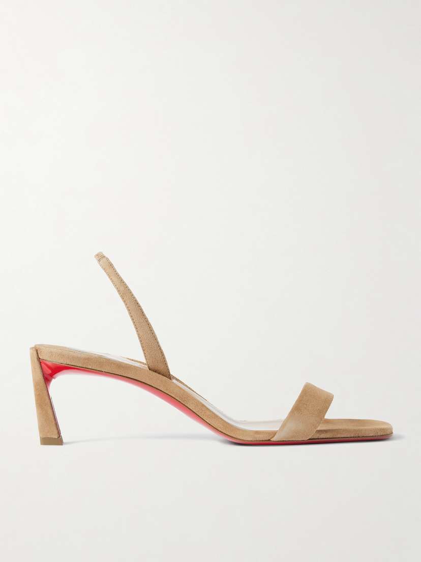 Christian Louboutin O Condora 55 Suede Slingback Sandals