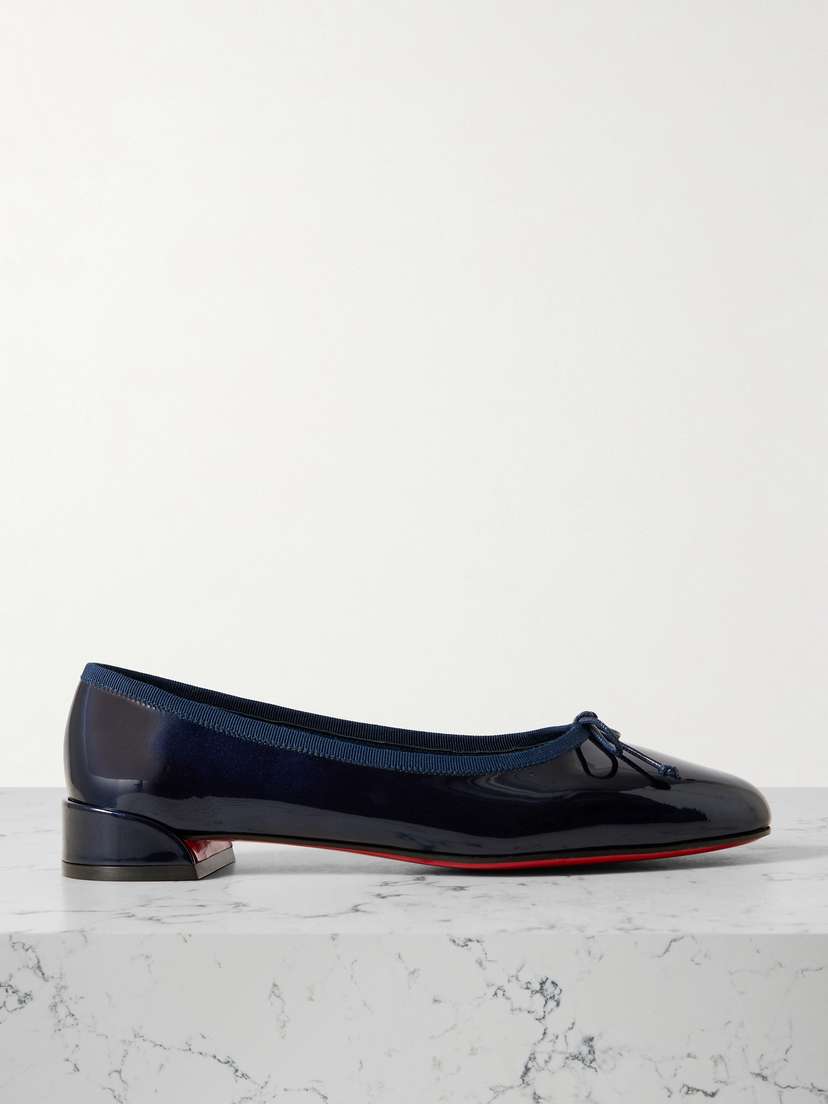 Christian Louboutin Sweetie Jane Patent-leather Flats