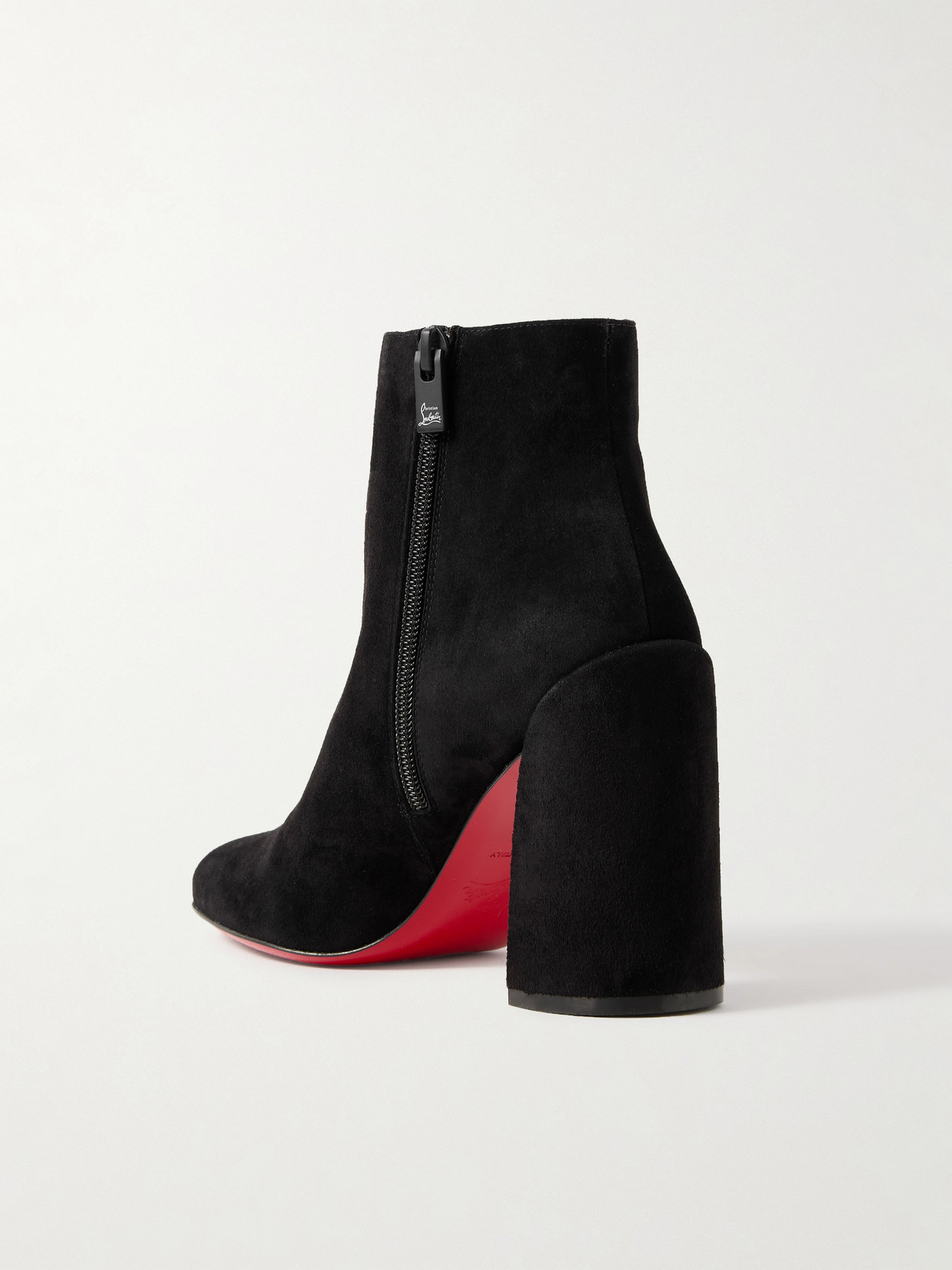 Christian Louboutin Turela 85 Suede Ankle Boots