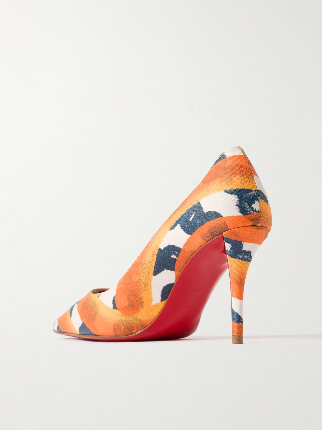 Miss Z 80 Printed Faille Pumps