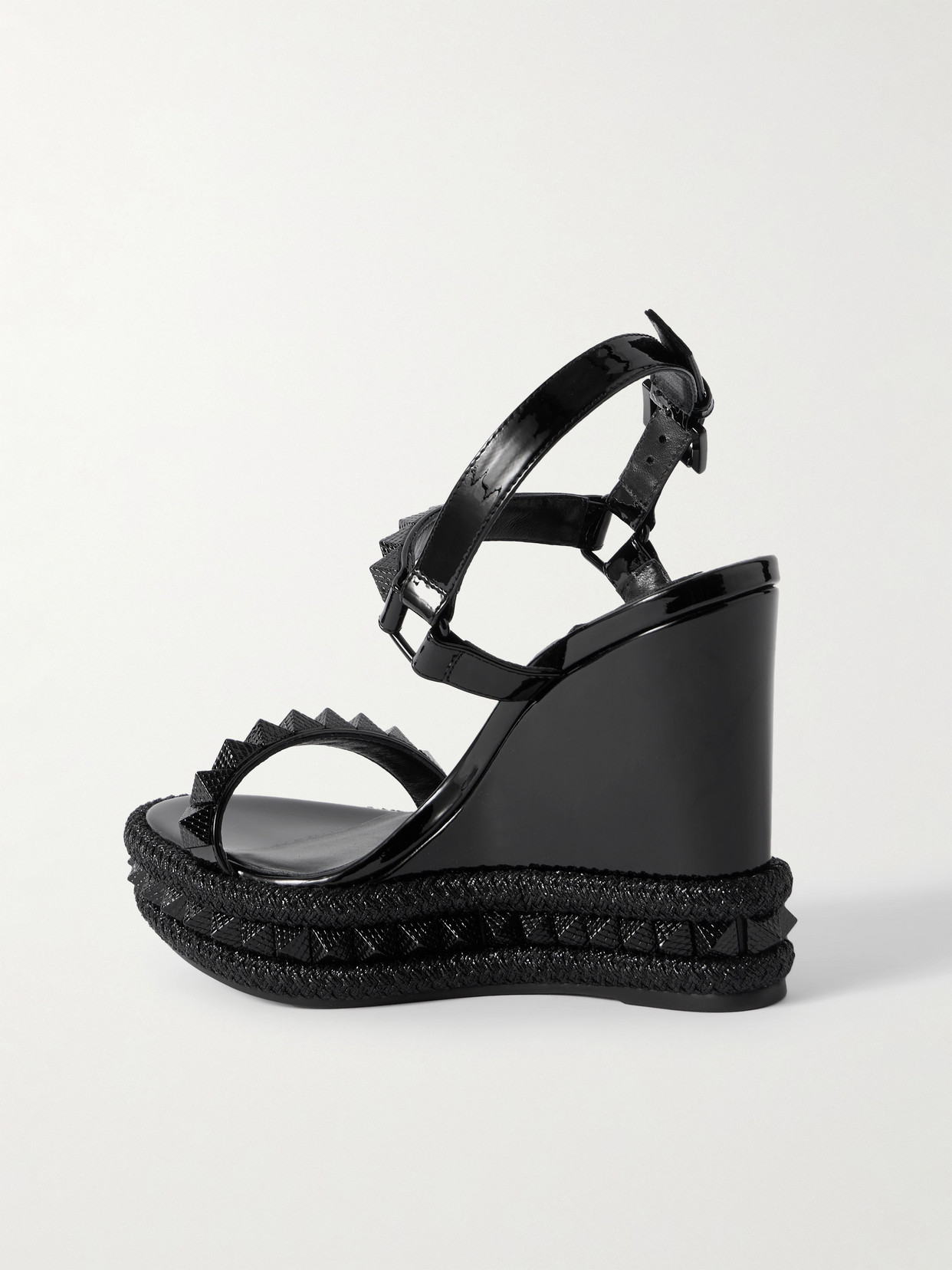 Pyraclou 110 Studded Leather Wedge Sandals