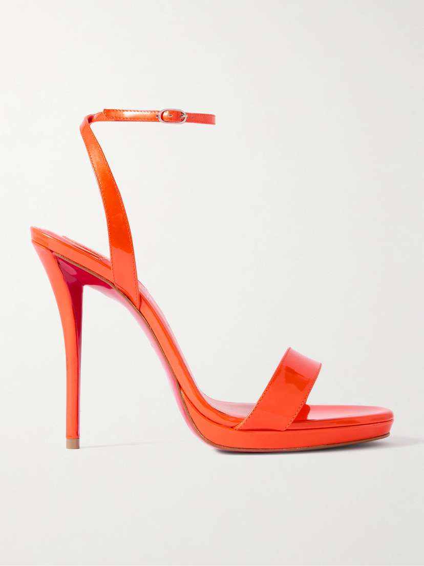 Christian Louboutin Miss Z Queen 120 Patent-leather Sandals