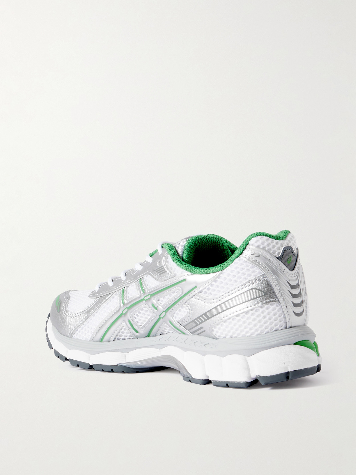 + Kith Gel-Kayano 12.1 Mesh And Metallic Rubber Sneakers