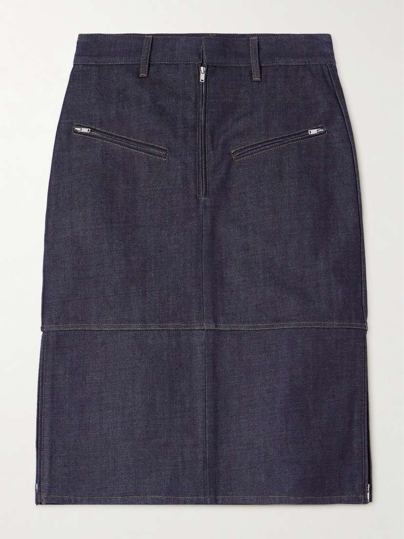 Jil Sander Denim Midi Skirt