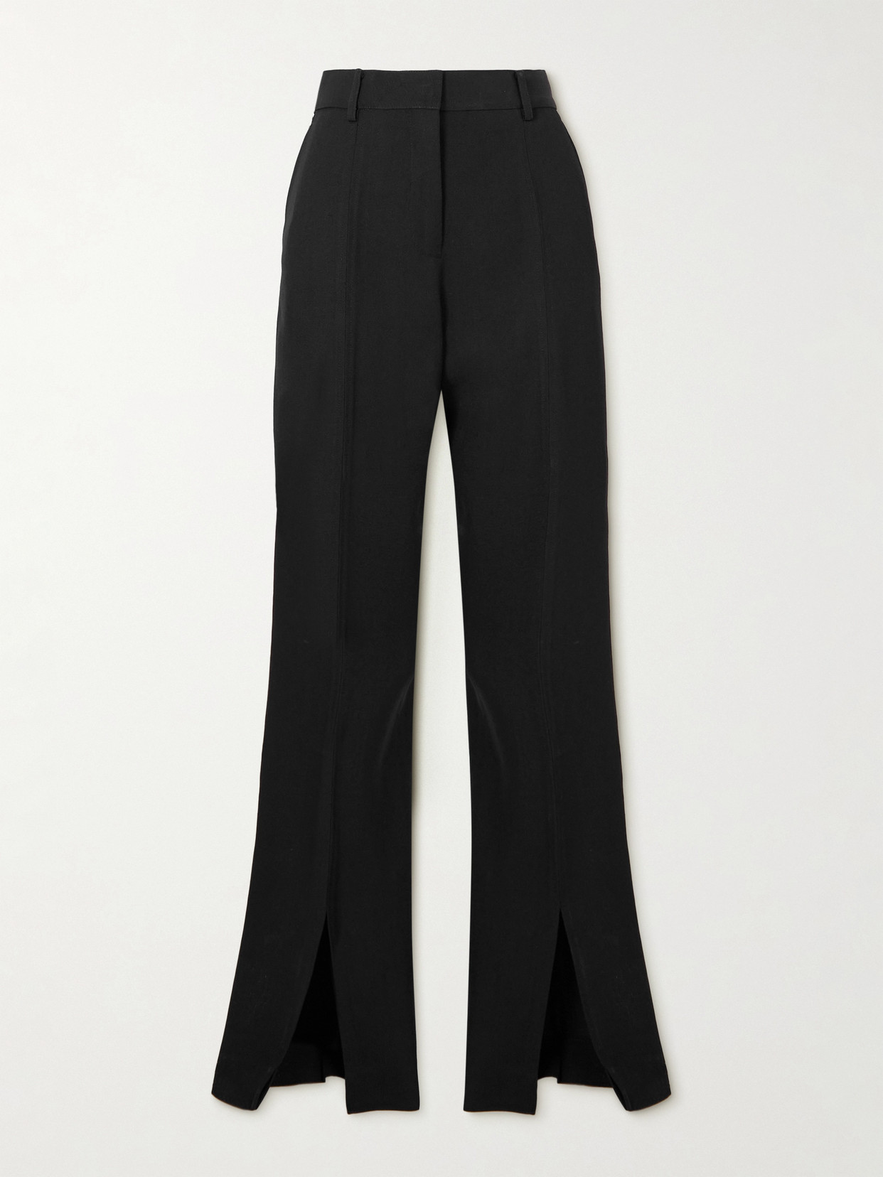 Shop Jil Sander Woven Straight-leg Pants In Black
