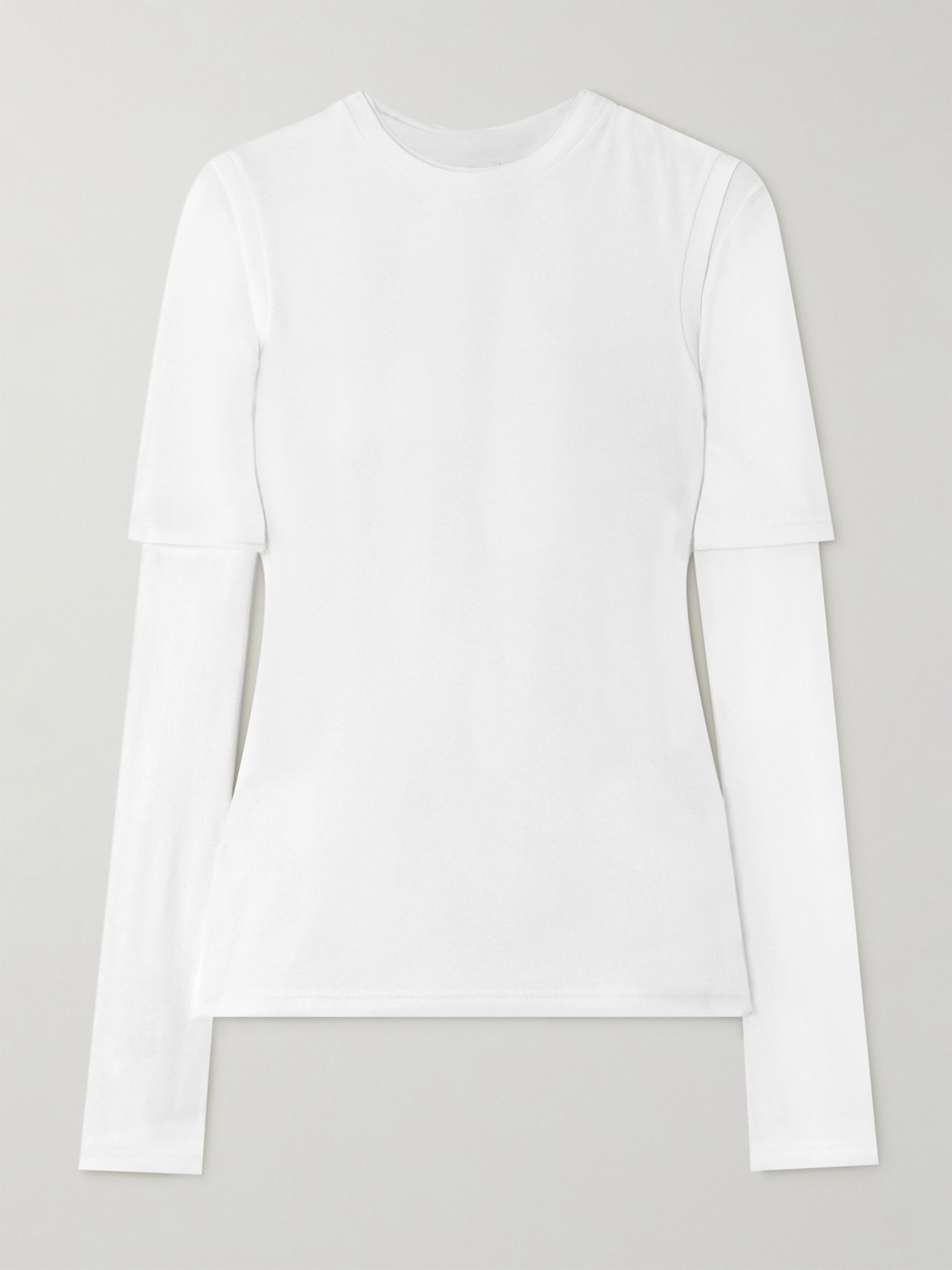 Jil Sander Set Of Three Cotton-jersey Tops
