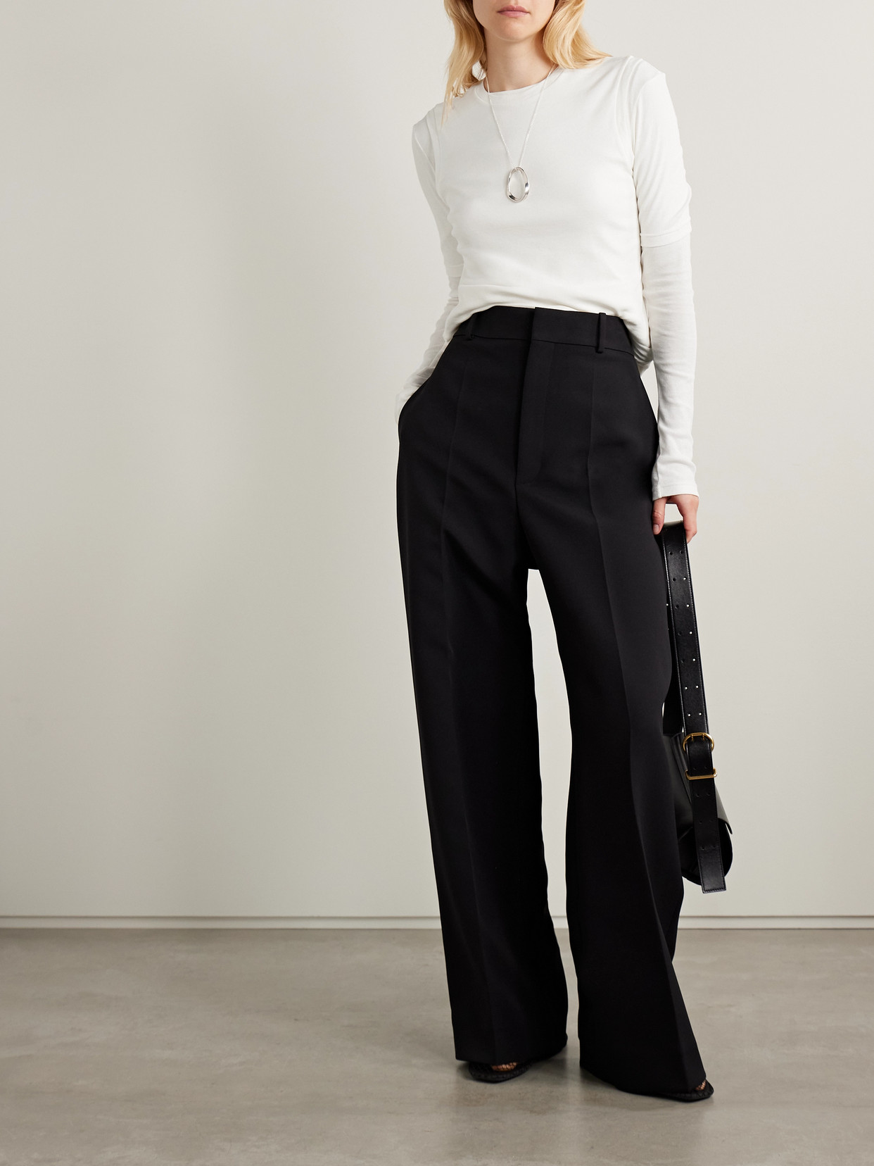 Jil Sander Set Of Three Cotton-jersey Tops