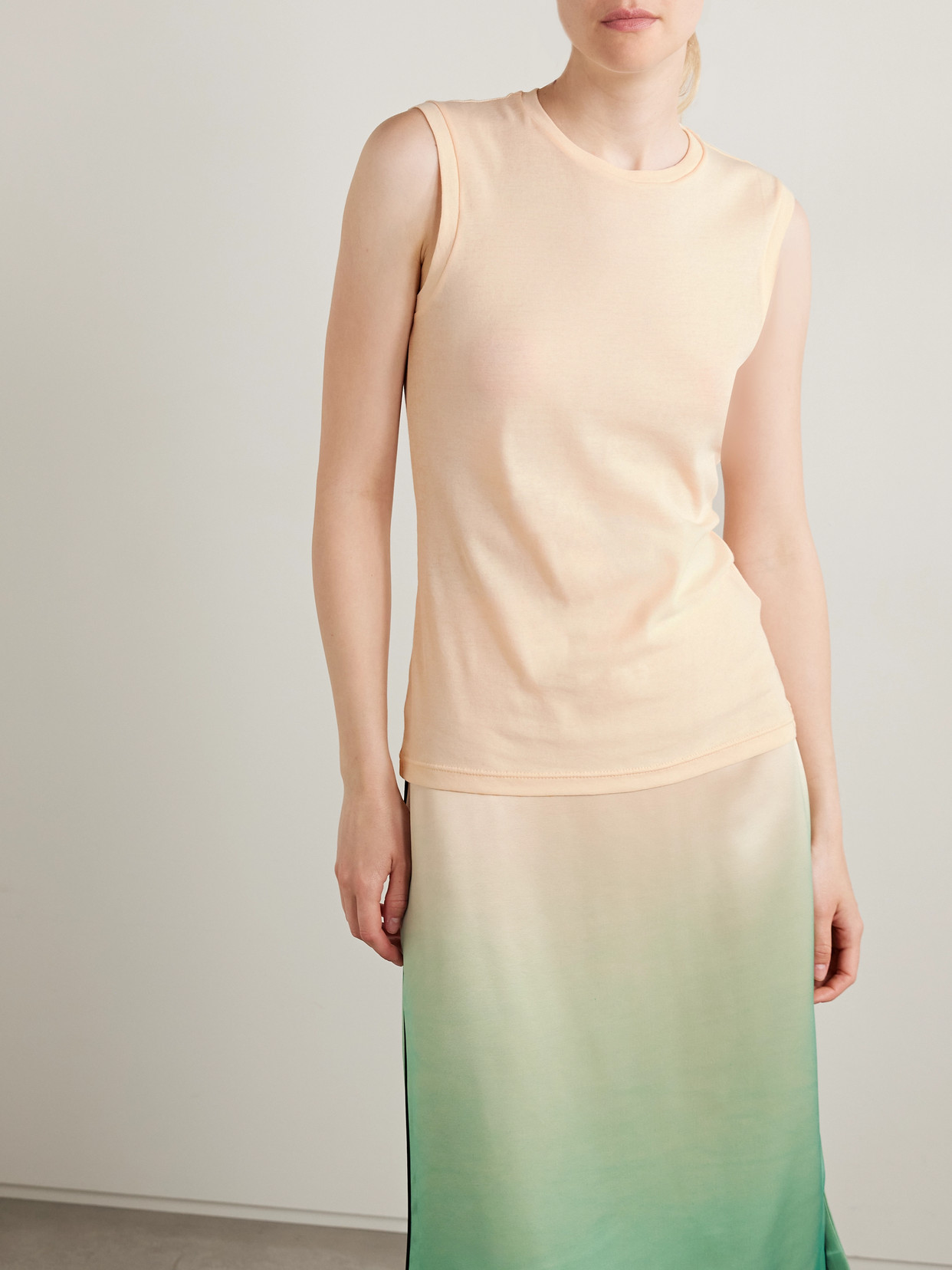 Set Of Three Cotton-Jersey Tops