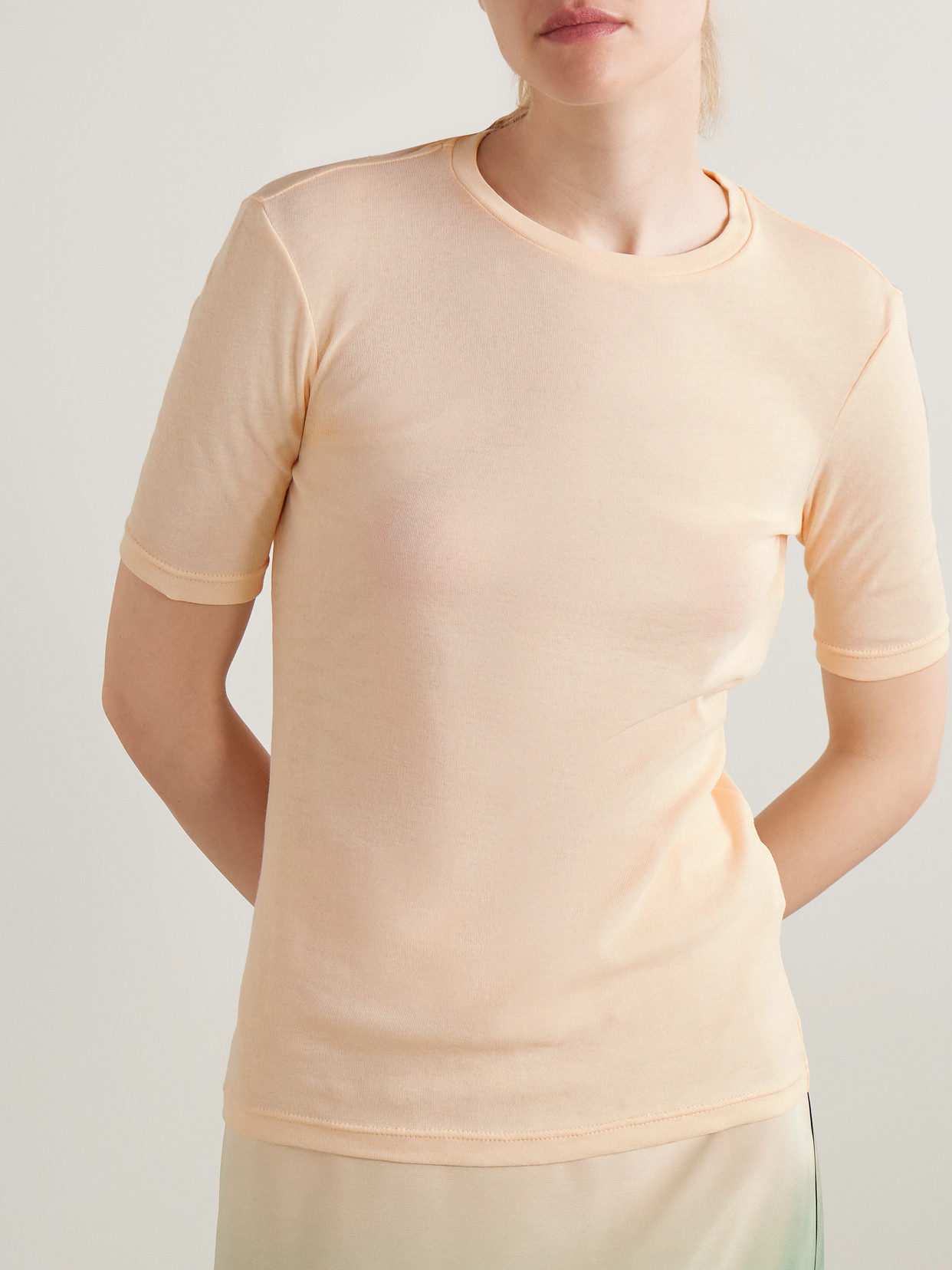 Set Of Three Cotton-Jersey Tops