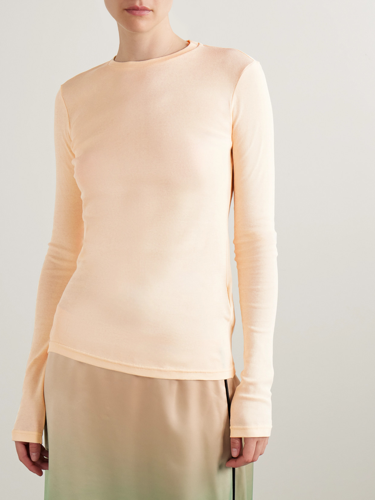 Set Of Three Cotton-Jersey Tops