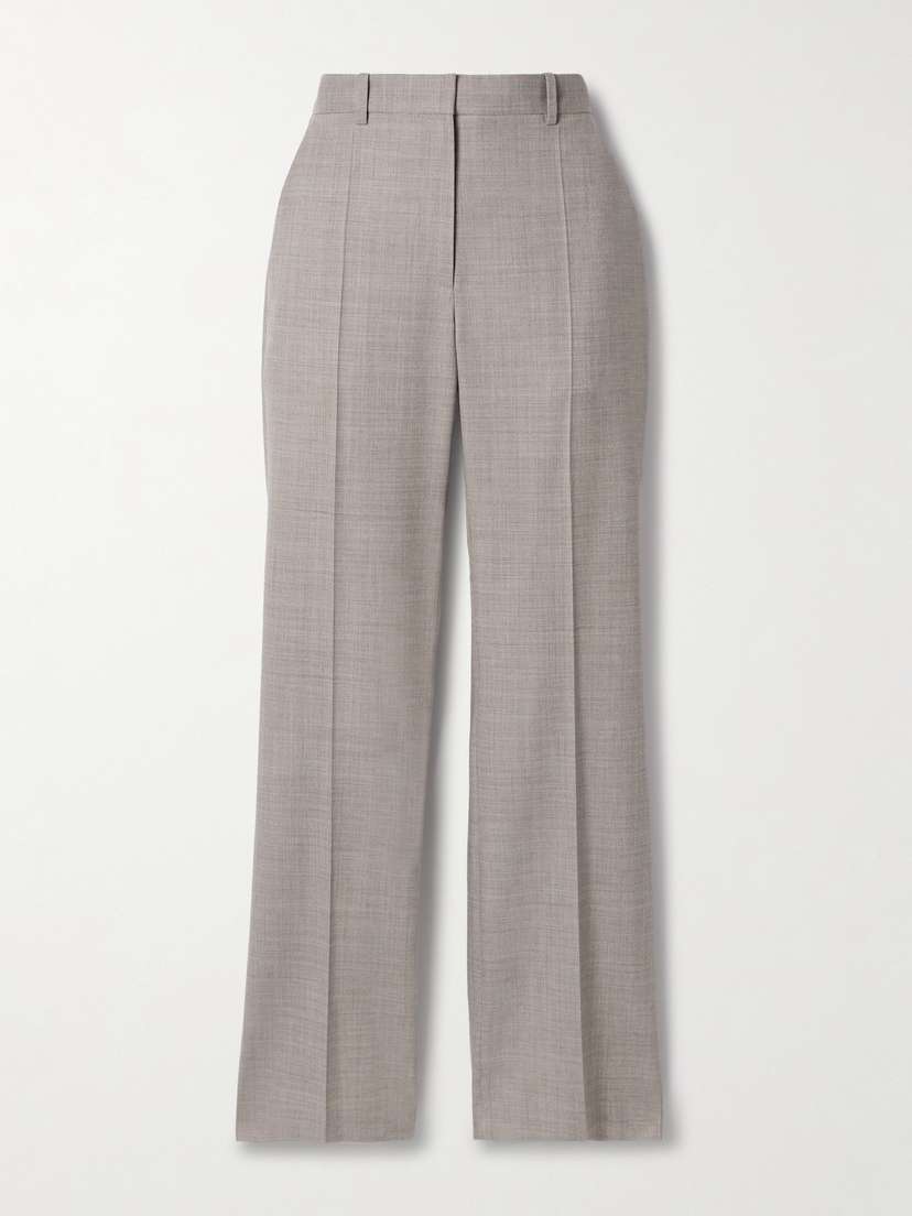 The Row — Diane wool-blend straight-leg pants