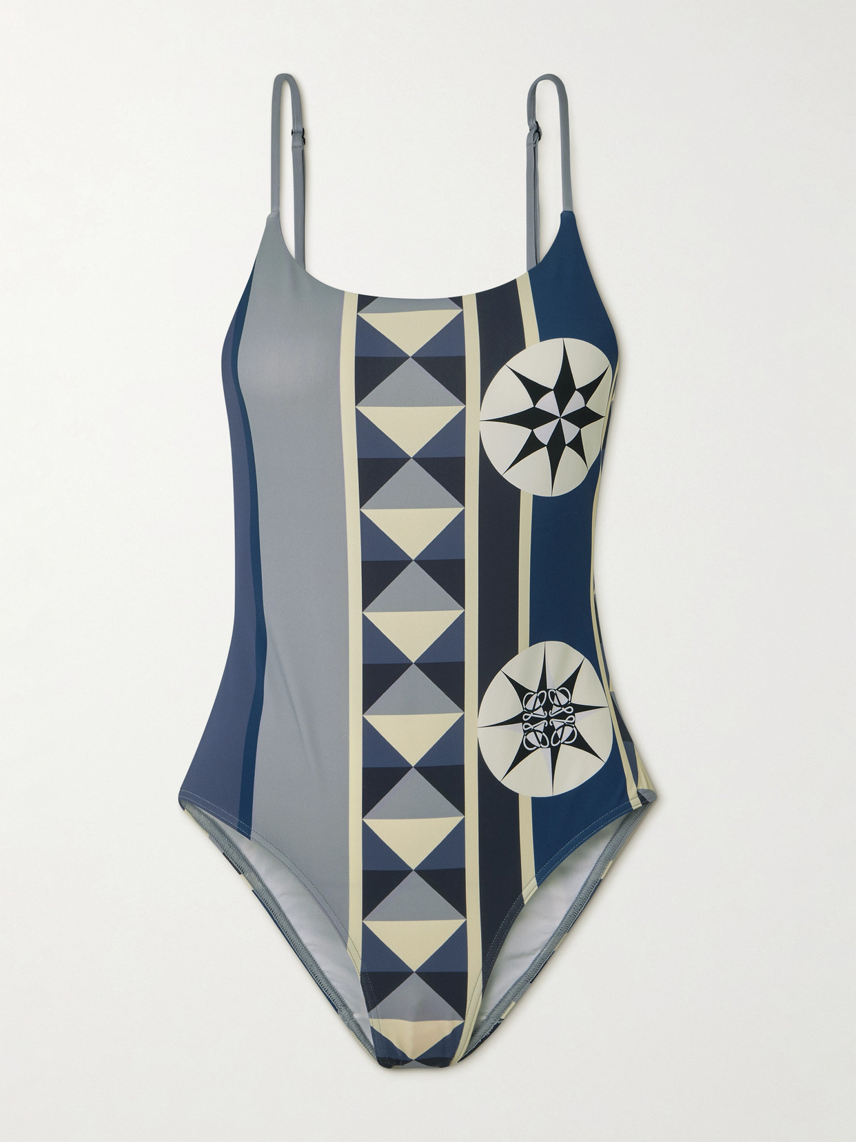 Loewe + Paula's Ibiza Printed Swimsuit In Blue