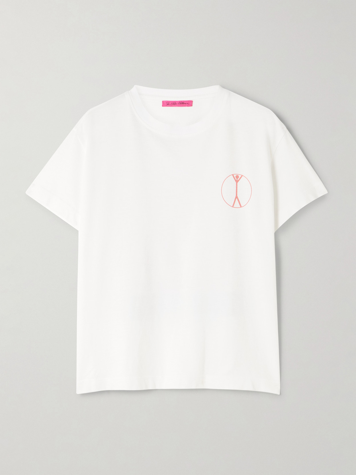 The Elder Statesman Printed Cotton And Cashmere-blend Jersey T-shirt